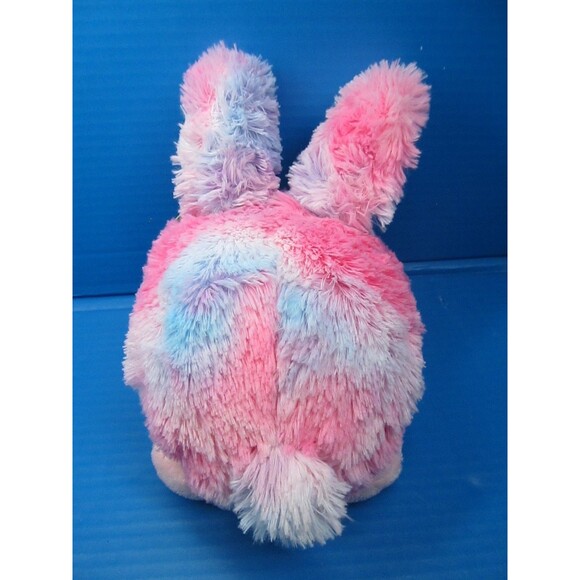 Squishable Cotton Candy Bunny Rabbit Plush Sewn Eyes Stuffed Animal 10" w/Tag - Picture 5 of 10